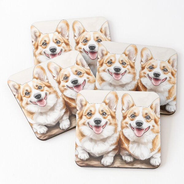 Item preview, Two Corgis designed and sold by PetsArt.