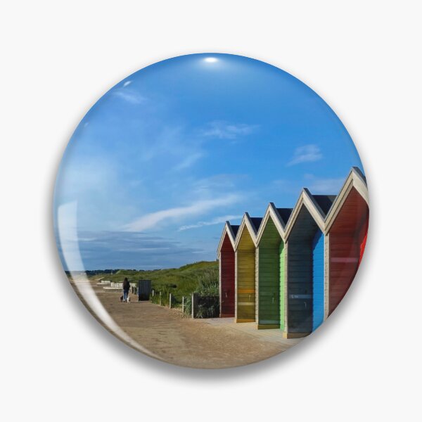 Item preview, Vibrant Beach Huts at the seaside in Blyth designed and sold by Violaman.