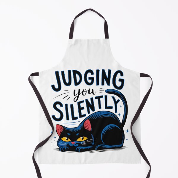 Item preview, ❤ Judging You Silently - Cute Cat Drawing Art Print designed and sold by StickerAndLove.