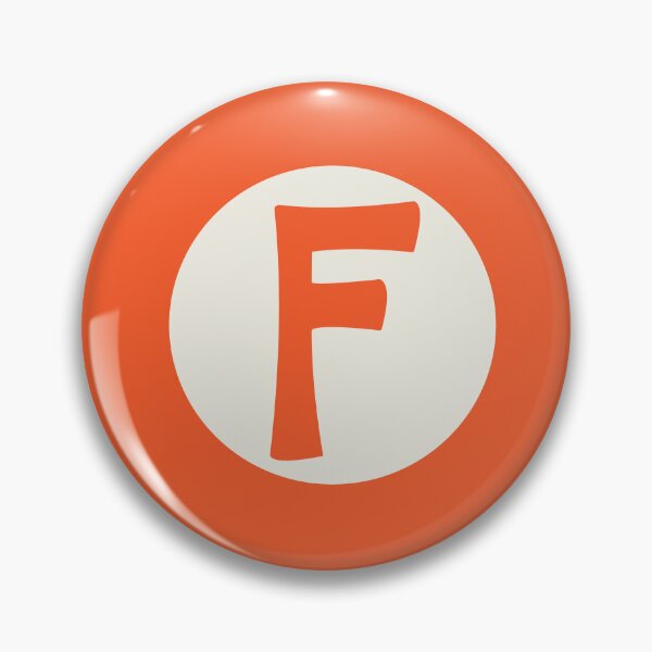 Item preview, letter f orange designed and sold by ZiphGames.