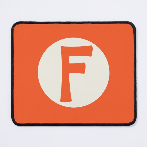 Artikelvorschau, Buchstabe f orange entworfen und verkauft von ZiphGames.