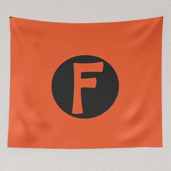 Artikelvorschau, Buchstabe f orange entworfen und verkauft von ZiphGames.