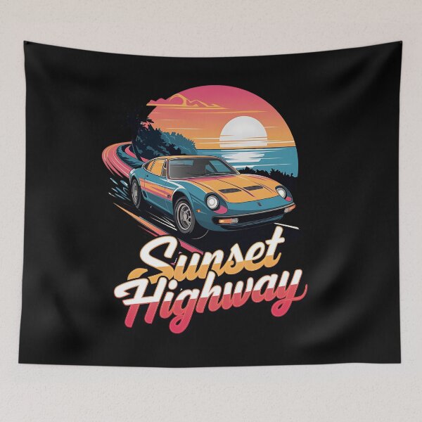 Item preview, Sunset highway - California - San Francisco county - Carmel bay - Pacific coast highway - Coastal highway designed and sold by JansenGS.