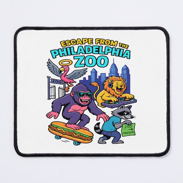 Item preview, Escape from the Philadelphia Zoo - Philly's Wildest Shirt Yet designed and sold by POD DYNASTY | Original Print On Demand T-Shirt Graphics.