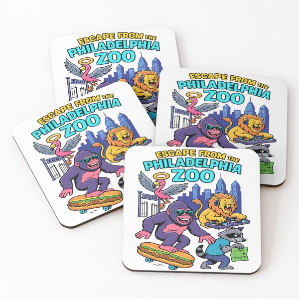 Item preview, Escape from the Philadelphia Zoo - Philly's Wildest Shirt Yet designed and sold by POD DYNASTY | Original Print On Demand T-Shirt Graphics.