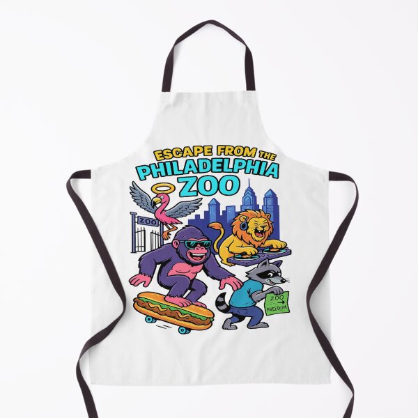 Item preview, Escape from the Philadelphia Zoo - Philly's Wildest Shirt Yet designed and sold by POD DYNASTY | Original Print On Demand T-Shirt Graphics.