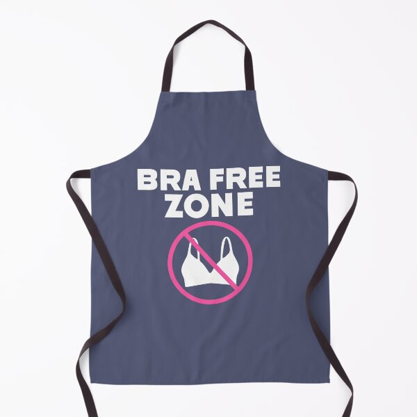 Item preview, Bra Free Zone Funny Women Girls Teenagers Quote designed and sold by hiacynto.