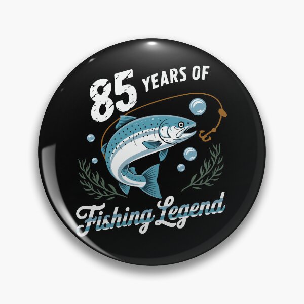 Item preview, 85 Years of Fishing Legend – Vintage Fisherman Gift designed and sold by MotivaChic.