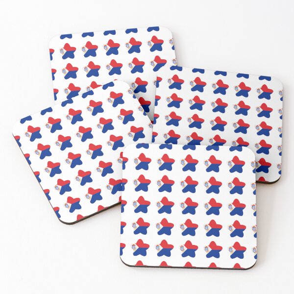 Item preview, St Martin Flag Star Pattern designed and sold by TheIconSmith.