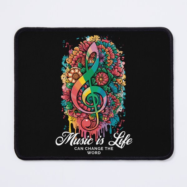 Item preview, Music is Life FA Note Design - Watercolor Style for Musicians and Band and Music Lovers designed and sold by StickerAndLove.