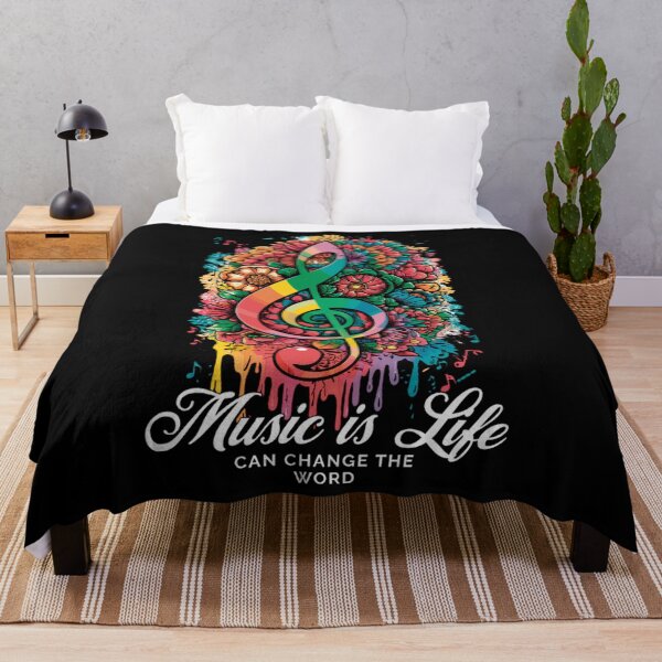 Item preview, Music is Life FA Note Design - Watercolor Style for Musicians and Band and Music Lovers designed and sold by StickerAndLove.