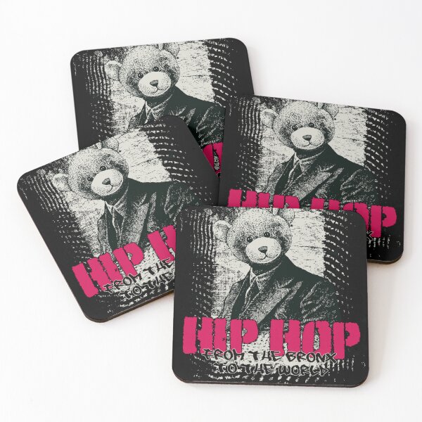 Item preview, Hip Hop Teddy Bear Suit Design – Bronx Rap Street Art Mashup for Music Lovers designed and sold by StickerAndLove.