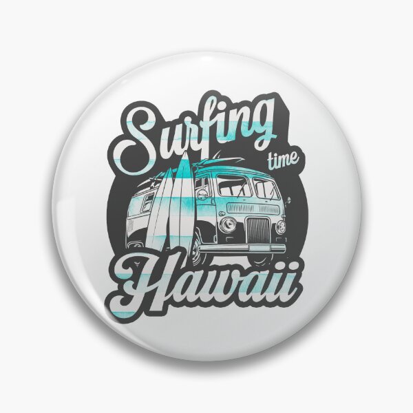 Item preview, ☀ Retro Surf Van Hawaii Vibes – Vintage Surfing Adventure Beach Design designed and sold by StickerAndLove.