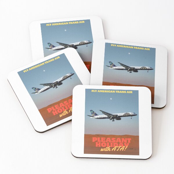 Item preview, ATA 757 Travel Poster Illustration designed and sold by AddiK-Art.