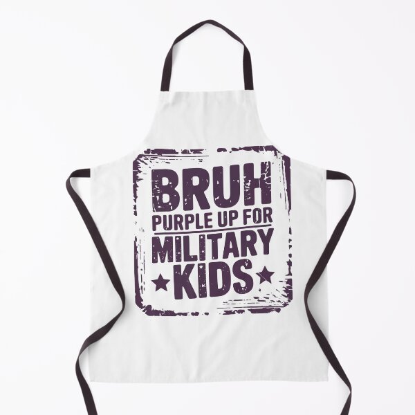 Item preview, BRUH Purple Up for Military Kids designed and sold by jkrphoto.