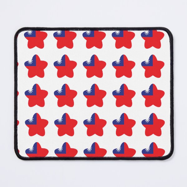 Item preview, Taiwan Flag Star Pattern designed and sold by TheIconSmith.