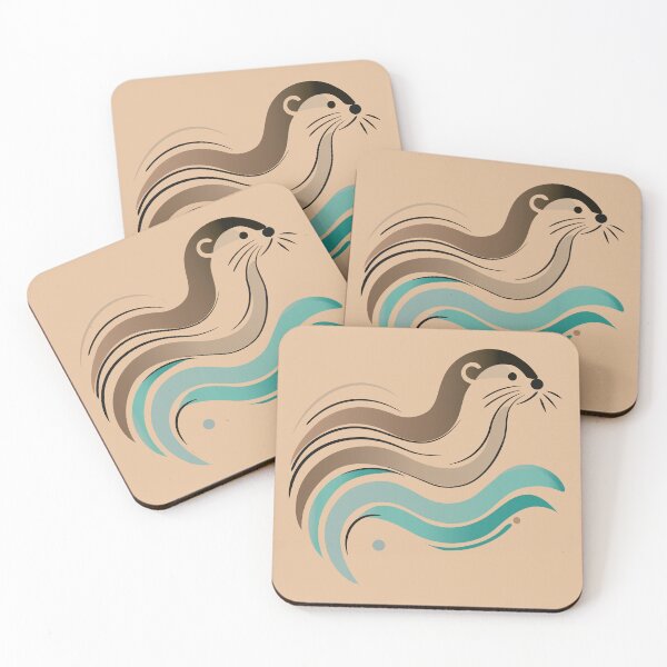 Item preview, Minimalist Otter designed and sold by LadyInEverGreen.