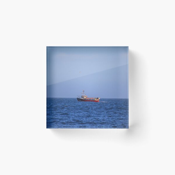 Item preview, Fishing Boat off Portland designed and sold by Aham Photos.