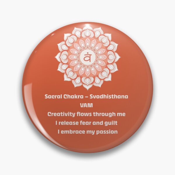 Item preview, Sacral Chakra Affirmation Mandala – Svadhisthana VAM T-shirt designed and sold by PranaLume.