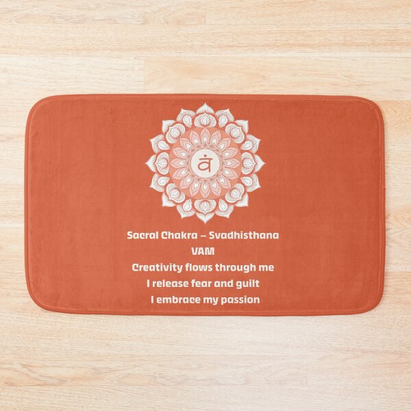 Item preview, Sacral Chakra Affirmation Mandala – Svadhisthana VAM T-shirt designed and sold by PranaLume.