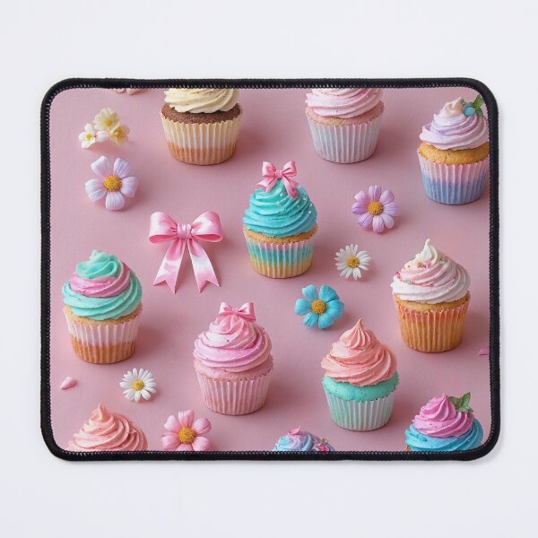 Item preview, cupcakes with flowers designed and sold by Neranchara.