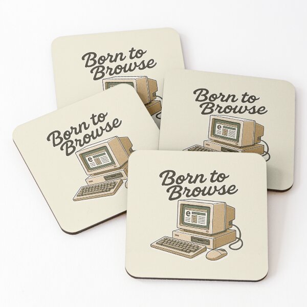 Item preview, Retro Computer Born to Browse Nostalgia designed and sold by zzz888.