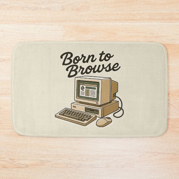 Item preview, Retro Computer Born to Browse Nostalgia designed and sold by zzz888.
