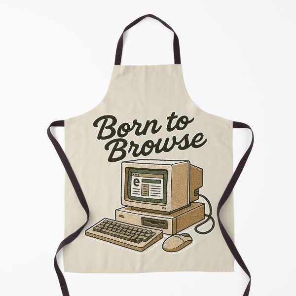 Item preview, Retro Computer Born to Browse Nostalgia designed and sold by zzz888.