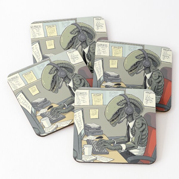 Item preview, Xenomorph Sells Extended Car Warranties designed and sold by Feebleeona.