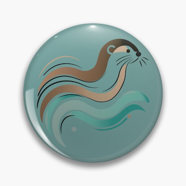 Item preview, Minimalist Otter designed and sold by LadyInEverGreen.