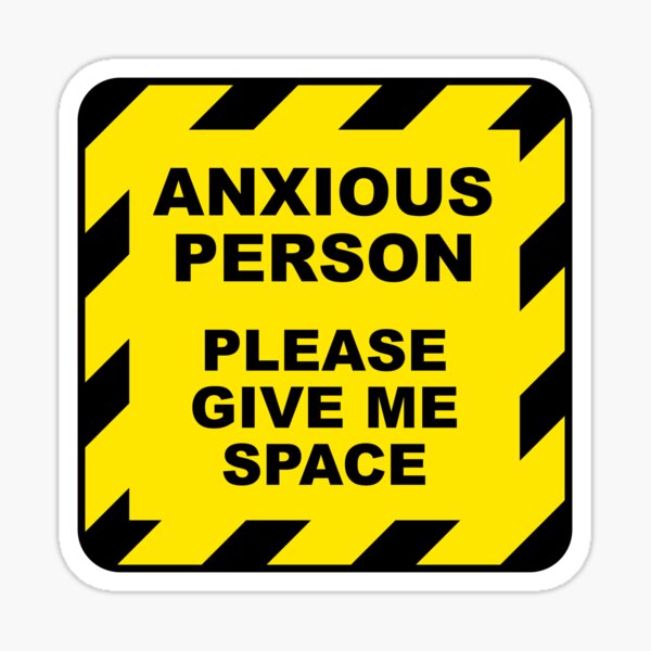 Item preview, Anxious Person, autistic T-Shirt, Anxious man, Anxious Woman designed and sold by AndrewOrchard.
