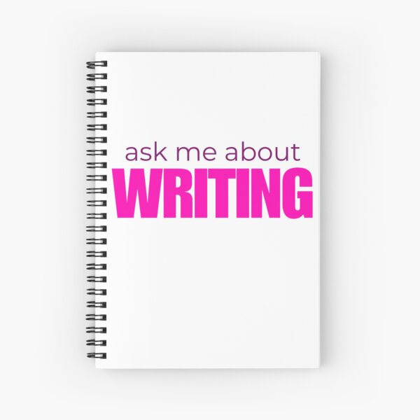 Item preview, Ask Me About Writing designed and sold by HyperfixationStation.