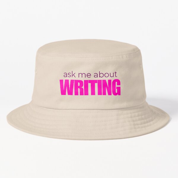 Item preview, Ask Me About Writing designed and sold by HyperfixationStation.