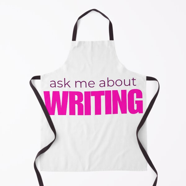 Item preview, Ask Me About Writing designed and sold by HyperfixationStation.