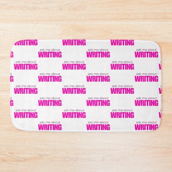 Item preview, Ask Me About Writing designed and sold by HyperfixationStation.