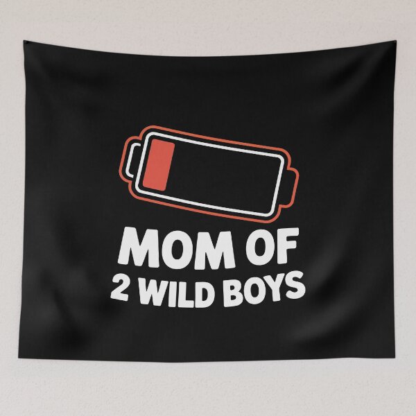 Item preview, Mothers Day Mom Of 2 Wild Boys designed and sold by tmerchtrends.