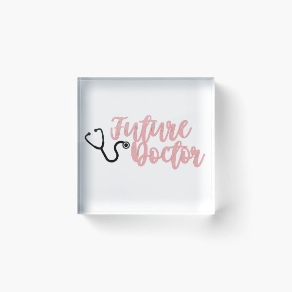 Future Doctor Acrylic Block