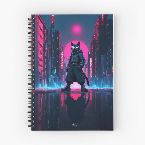 Item preview, Cat The Neon Ronin designed and sold by FiesterArt.