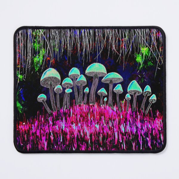 Item preview, Trippy Mushrooms in the dark designed and sold by Abstraktera.