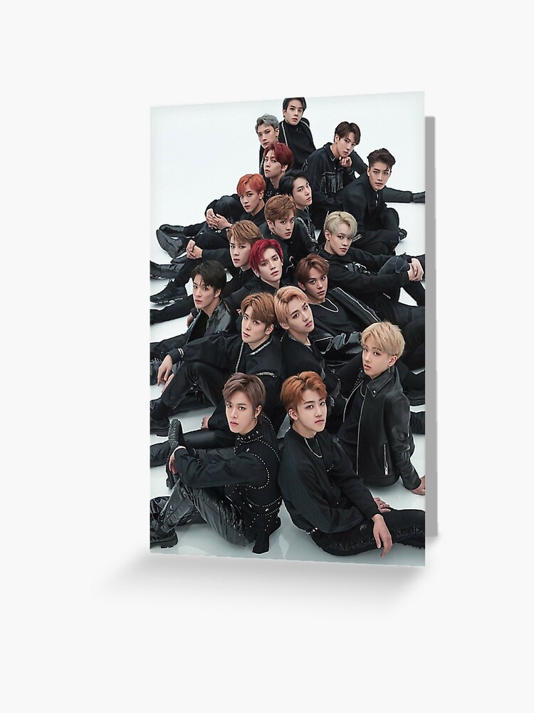 NCT 2018 'Black on Black' Photoshoot All Memebers | Greeting Card