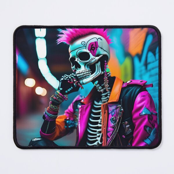 Item preview, Punk skeleton designed and sold by Nekospaces.