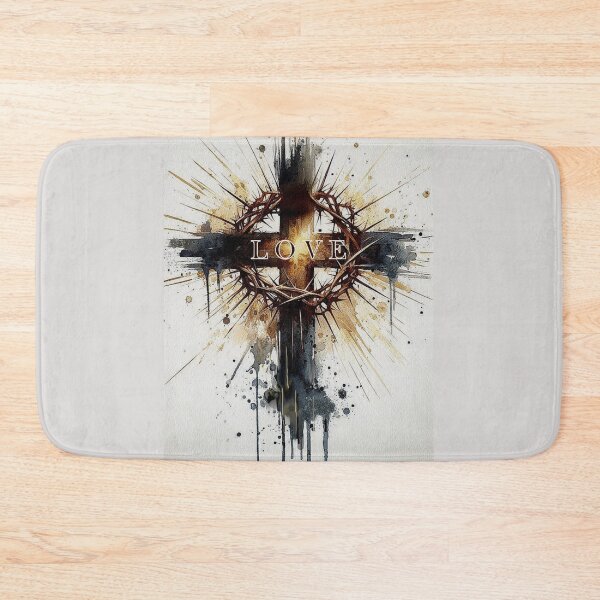 Item preview, JESUS LOVE CROSS designed and sold by michaeltodd.