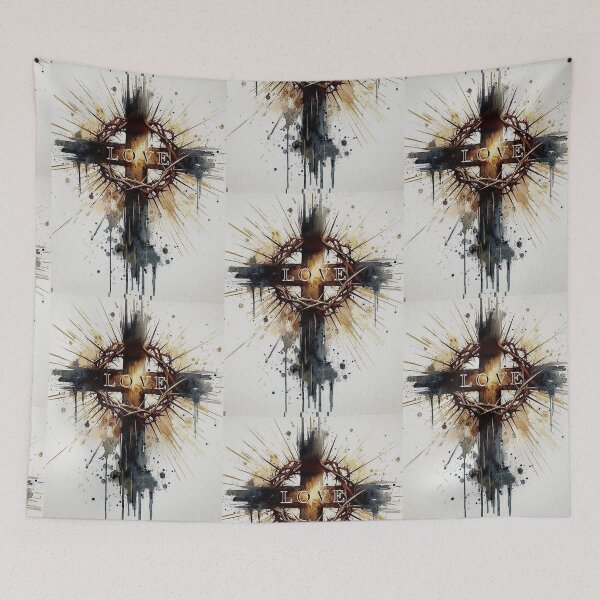 Item preview, JESUS LOVE CROSS designed and sold by michaeltodd.