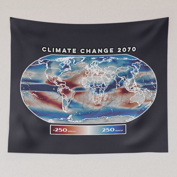 Item preview, Climate Change: Rain in patriotic colors designed and sold by DreamingBeetle.