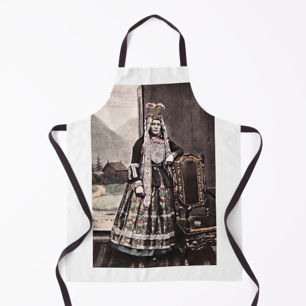 Item preview, Norwegian Woman in Traditional Dress designed and sold by 19th Century in Color.