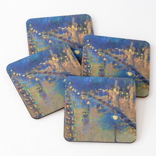 Item preview,  The Boulevard Montmartre at Night (1897)  Pissaro  designed and sold by CristalleLisa.