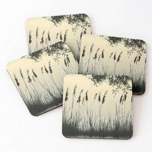 Item preview, Cattails and Reed Riverbank Scene 4 designed and sold by SparroCreative.