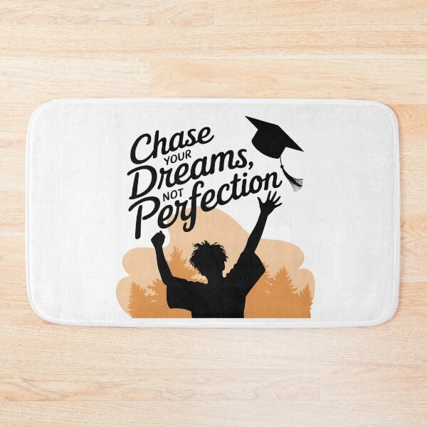 Item preview, Chase Dreams Not Perfection - Inspirational Graduation 2025 Art designed and sold by AnnDesignStudio.