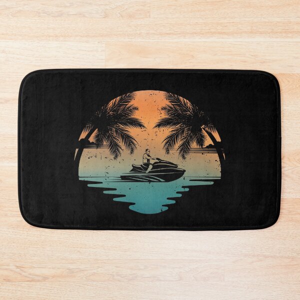 Item preview, Vintage Jet Ski Sunset Summer | Jet-Ski Lover designed and sold by JFFStore.