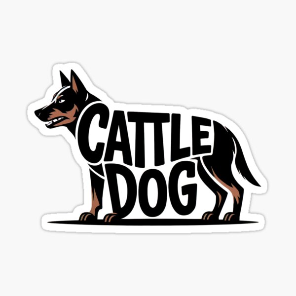 Item preview, Australian Cattle Dog Silhouette designed and sold by TheAnimalZ00.